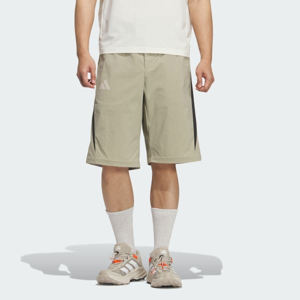 Brown 엑스플로릭 바람막이 지퍼 오프 팬츠