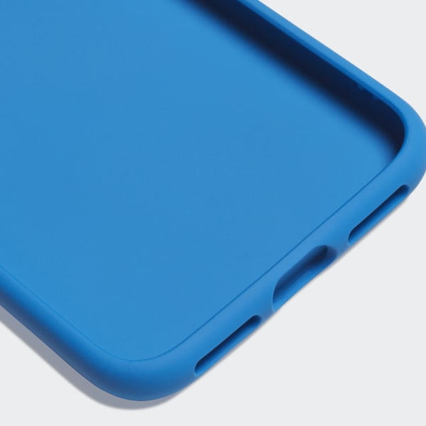 Blau Basic Logo iPhone X Schutzhülle NQM34
