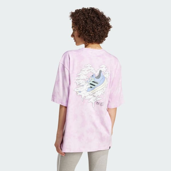 Purple All Day I Dream About Oversized Tee