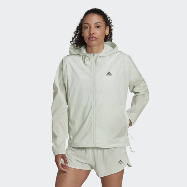 Πράσινο Run Fast Zip Solid Jacket