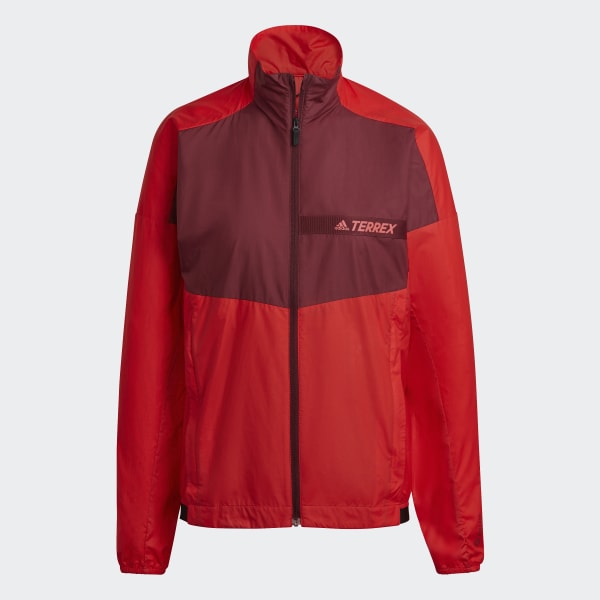 Burgundy Terrex Multi Wind Jacket SS877