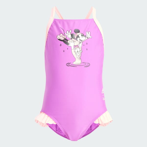 adidas x Disney Minnie and Daisy Swimsuit Purple adidas UK