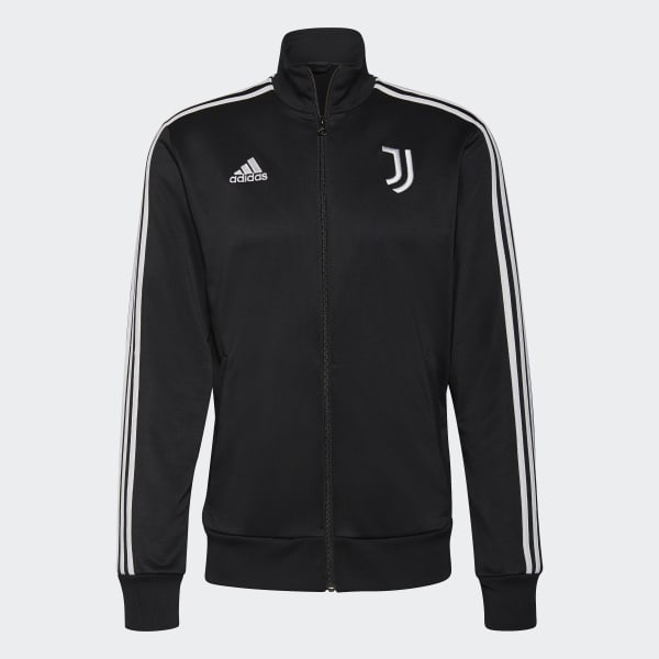 Sort Juventus 3-Stripes træningsjakke BL965