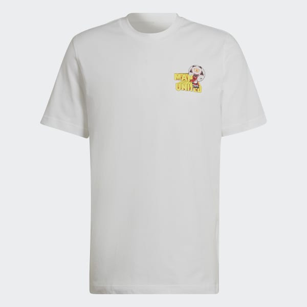 Branco Camiseta Estampada Manchester United WM559