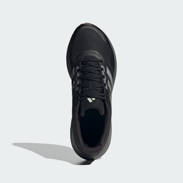 Adidas falcon triple black deals
