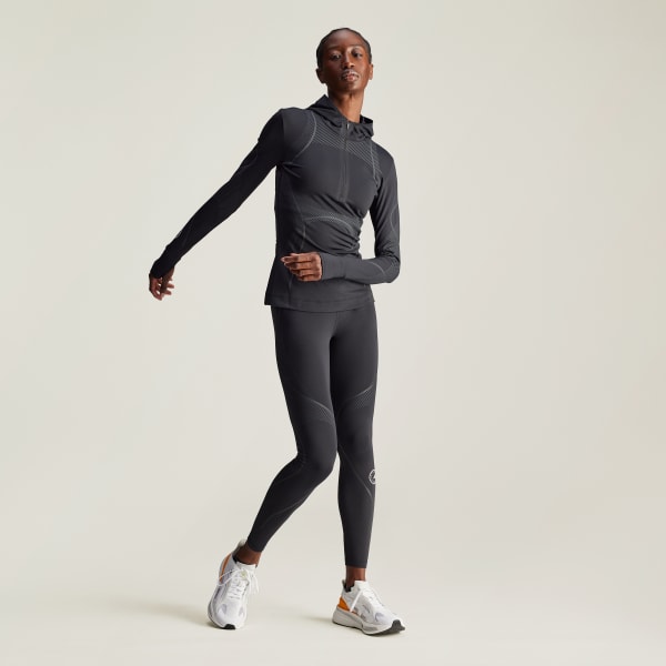 adidas by Stella McCartney TruePace Cold.Rdy Full Zip Running Long Sleeve Top Black Free Shipping with adiClub adidas US