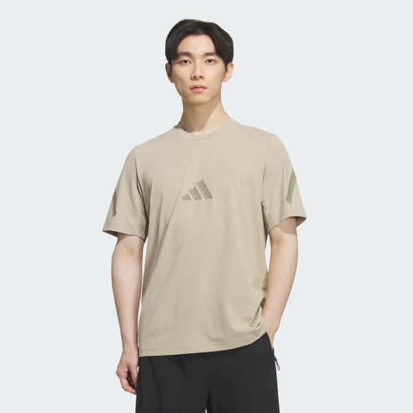 ブラウン Z.N.E レギュウラーフィット CARAT 半袖Tシャツ
