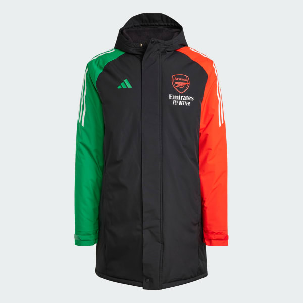 Black Arsenal Tiro 24 Stadium Parka
