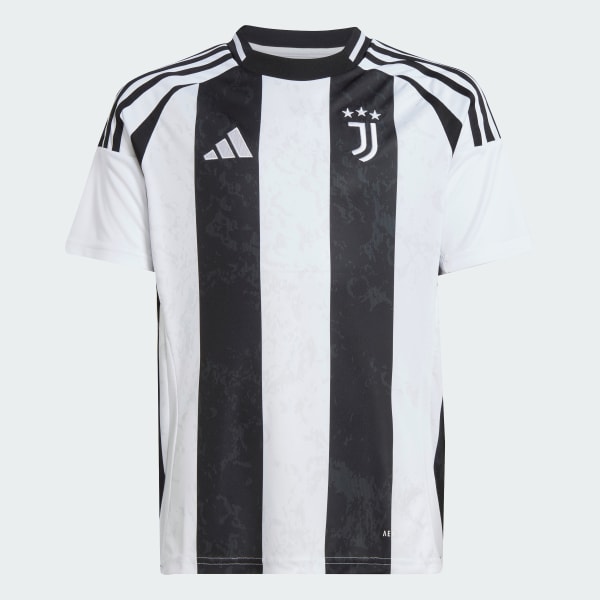 สีขาว เสื้อฟุตบอลชุดเหย้า Juventus 24/25 สำหรับเด็ก