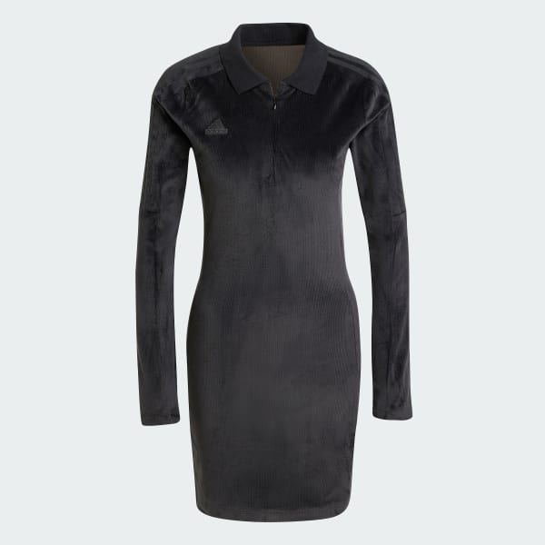 สีดำ ชุดกระโปรงผ้าเวอลัวยืดหยุ่น Tiro Cut 3-Stripes