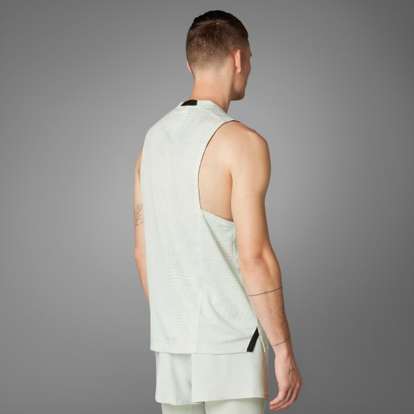 Blanco Playera sin Mangas de Entrenamiento Designed for Training HEAT.RDY HIIT