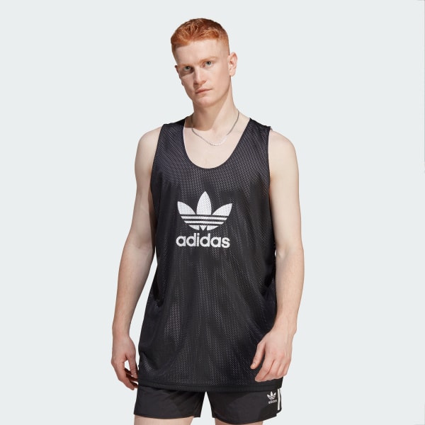 adidas Adicolor Classics Basketball | US | Lifestyle Black Men\'s Jersey - adidas Trefoil