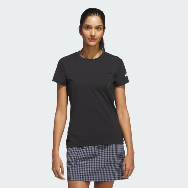 Black Ultimate365 Tour Engineered Short Sleeve Slim Top