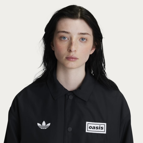 adidas Originals × Oasis ツアー コーチ ジャケット - ブラック