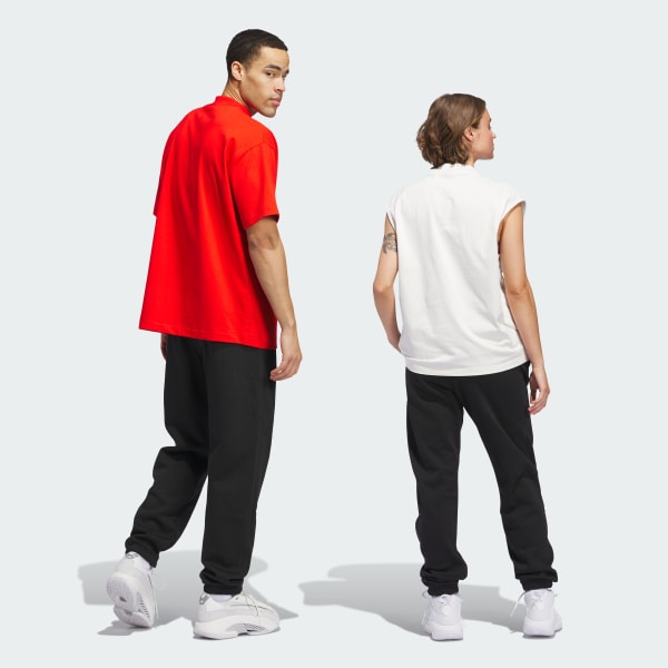Black adidas Basketball Fleece Joggers