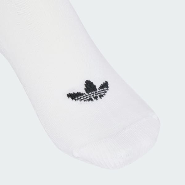 Blanc Chaussettes Quarter 3 Back Stripes (3 paires)