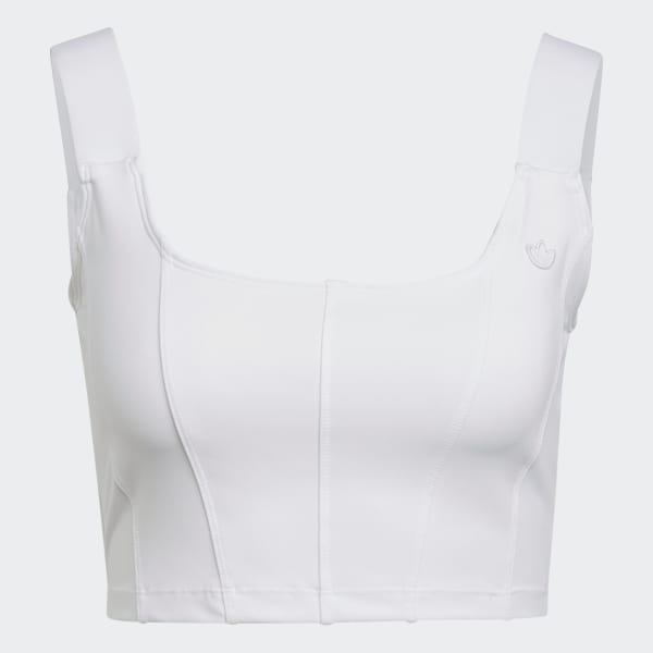 Corset Adidas White size M International in Synthetic - 41518072