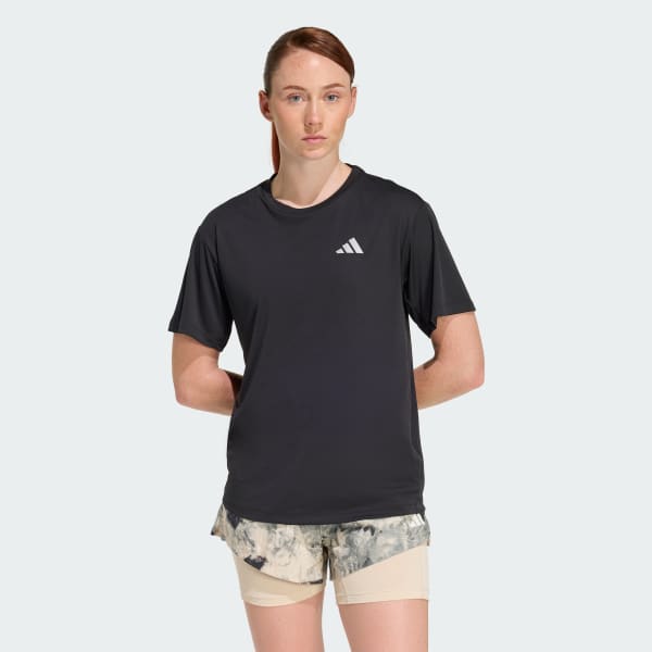 Hitam Tee adidas adi365 Running Essentials