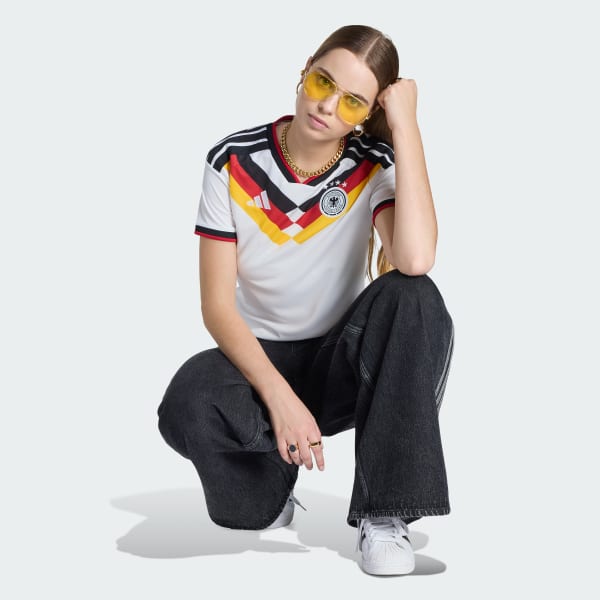 Blanc Maillot Allemagne 26 Domicile