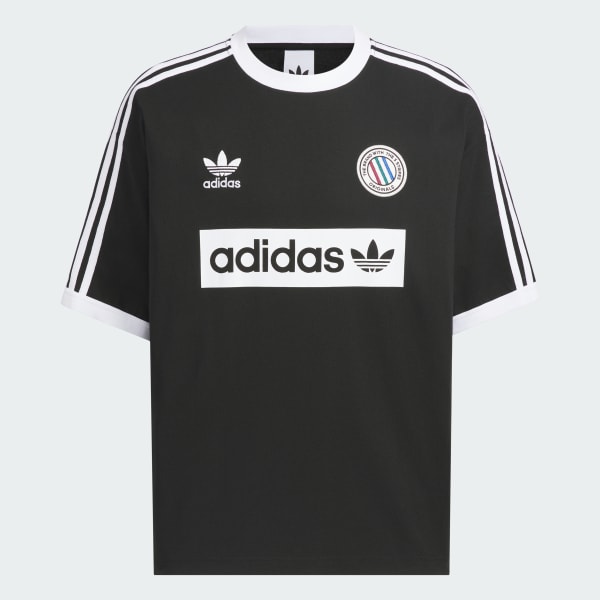 สีดำ RINGER TEE