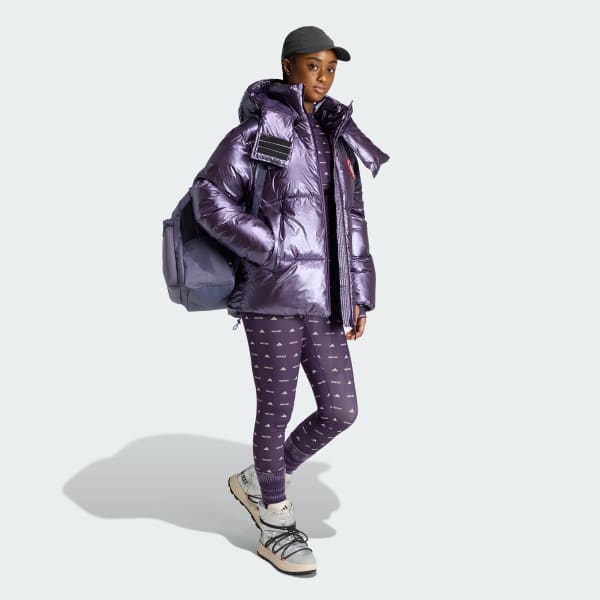 Purple 아디다스 x MOON BOOT 패디드 재킷
