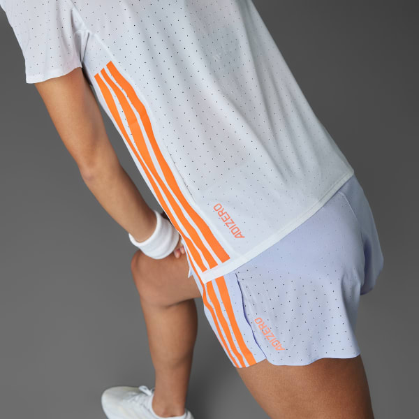 Blanco Polera Adizero Running