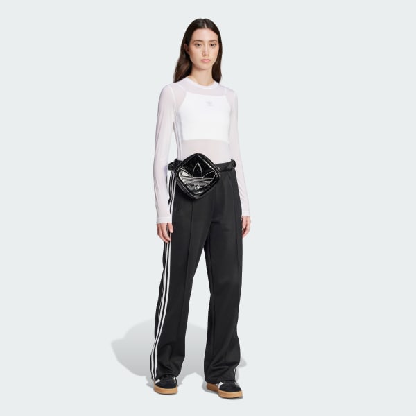 Black Beckenbauer Track Suit Pants