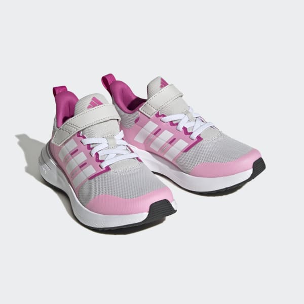 Γκρι FortaRun 2.0 Cloudfoam Elastic Lace Top Strap Shoes