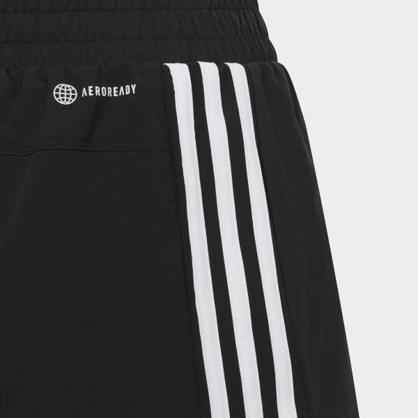 Negro Shorts Essentials 3 Rayas AEROREADY