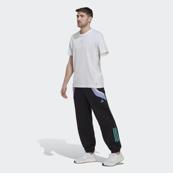 Zwart Sportswear Fleece Broek VA834