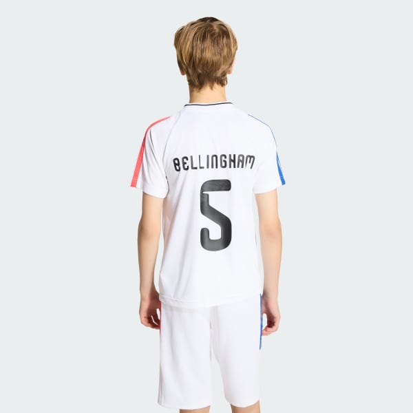 Bianco T-shirt da allenamento Jude Bellingham per bambini e bambine