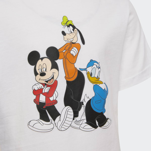 blanc Ensemble Jupe et t-shirt Disney Mickey and Friends JLO98