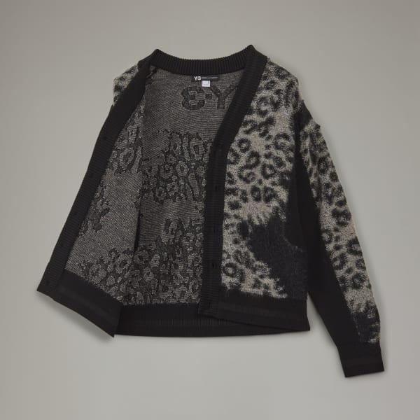 Negro Cardigan Leopardo TA200