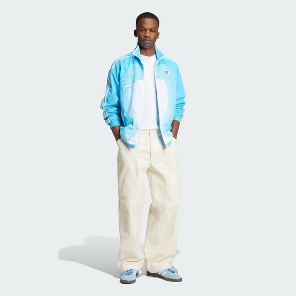 Bleu Haut de survêtement SST imprimé intégral adidas x NTS Radio