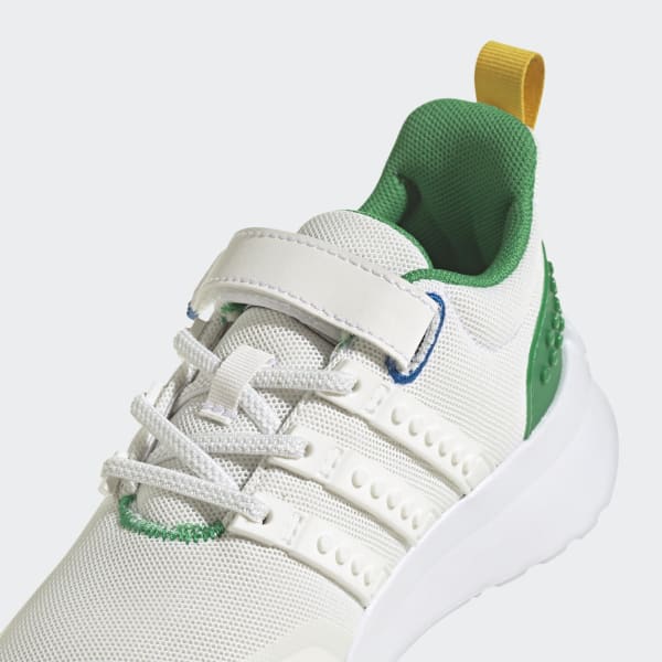 Bialy adidas x LEGO® Racer TR21 Elastic Lace and Top Strap Shoes