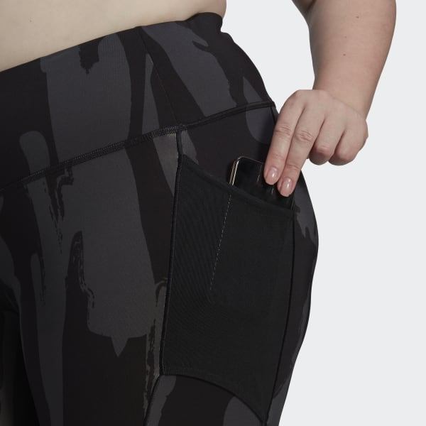 Sort adidas x Thebe Magugu Tennis New York 7/8 Plus Size tights MLQ38