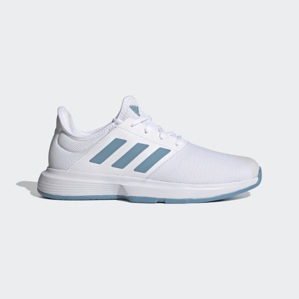 adidas GameCourt Tennis Shoes - White 