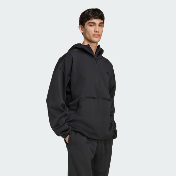 Black City Tech Softshell Half-Zip Hoodie