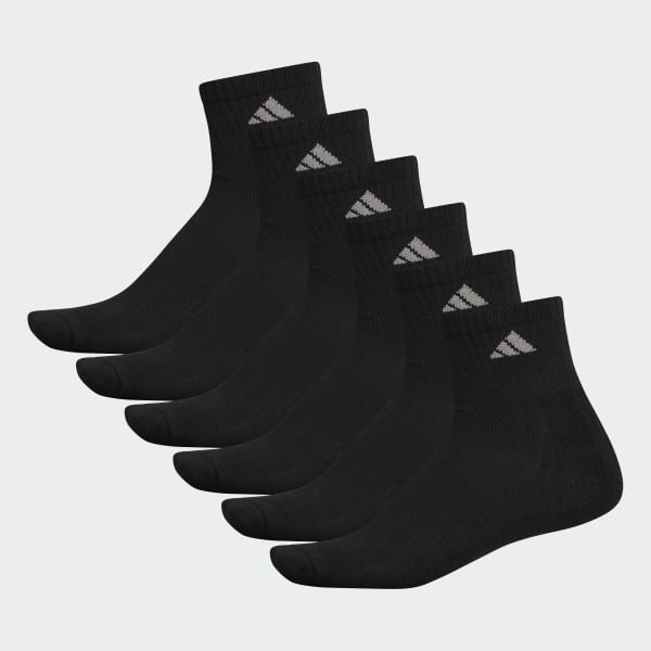 adidas Athletic Cushioned Quarter Socks 