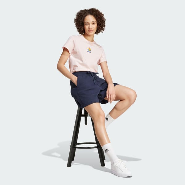 Roze Soft Side Mini Graphic T-Shirt