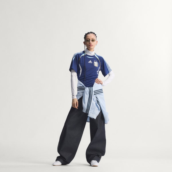 สีน้ำเงิน เสื้อฟุตบอลแฟชัน Argentina Reconstructed Bringback