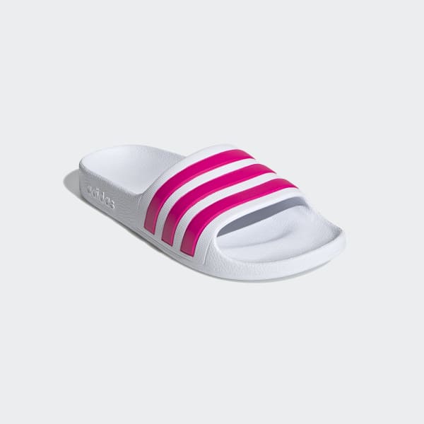 Blanco Sandalias adilette Aqua