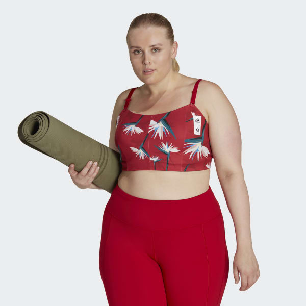 Red Thebe Magugu Studio Light-Support Bra (Plus Size)