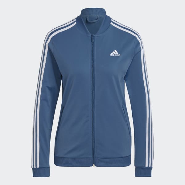 Blue Essentials 3-Stripes Tracksuit 28862