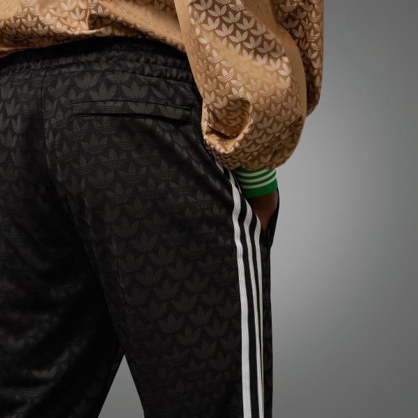 Svart Adicolor 70s Monogram Trackpants