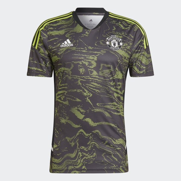 Green Manchester United Condivo 22 Training Jersey TG376
