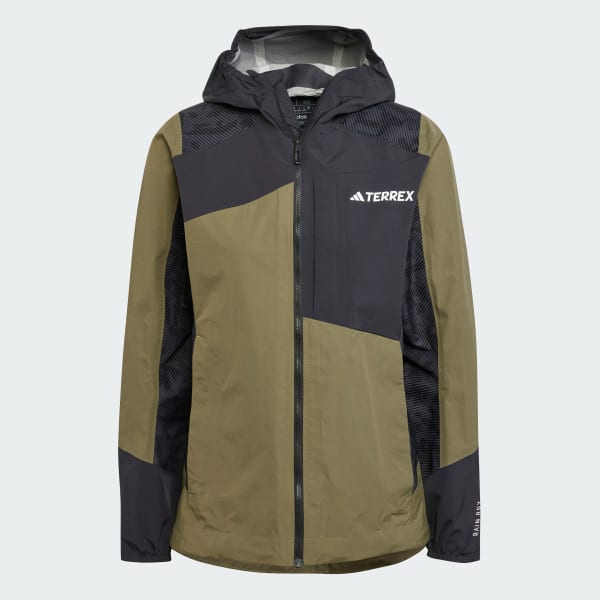 zelená Bunda TERREX Xperior Hybrid RAIN.RDY