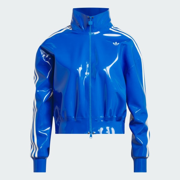 Azul Chaqueta Deportiva 3 Tiras Latex