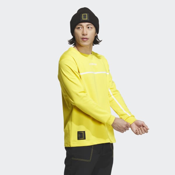 Yellow National Geographic Long Sleeve Tech Tee