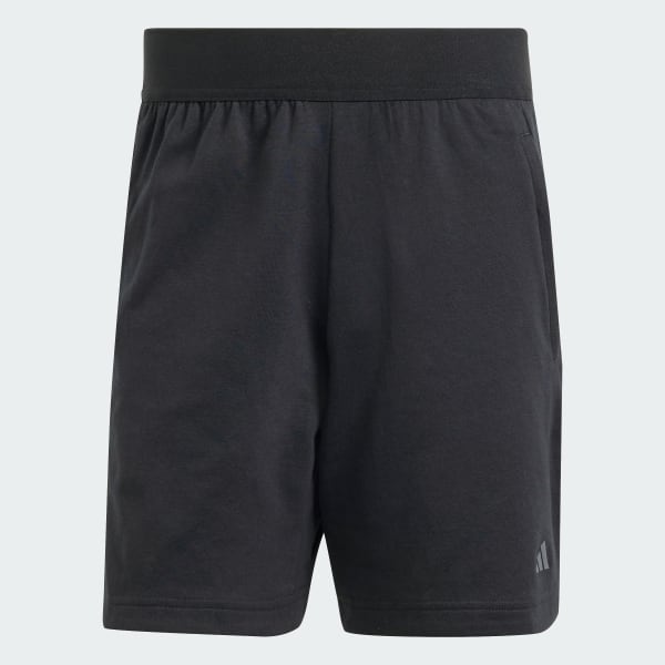 Schwarz Yoga Training Shorts